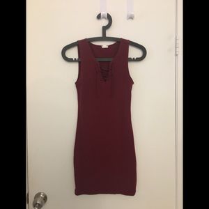 Garage Lace Up Tank Dress